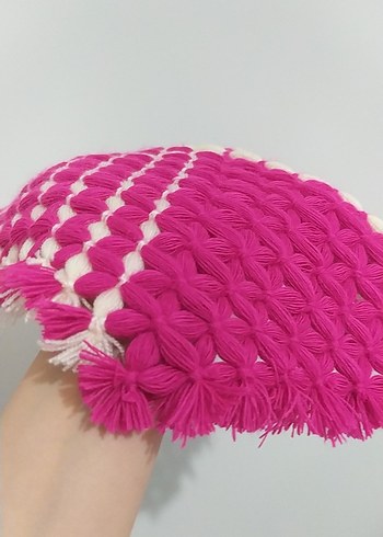 Pembe ve Beyaz Altıgen Banyo Süngeri - Görsel 4