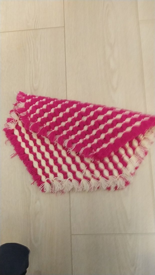 Pembe Renkli Altıgen Banyo Süngeri - Görsel 3