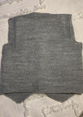 erkek bebek örgü efe yeleği - Görsel 6