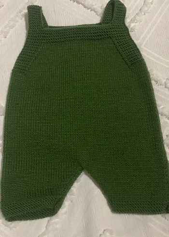 Bebek Örgü Yeşil Tulum - Görsel 6