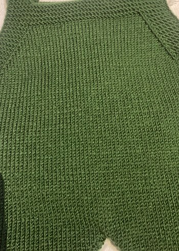 Bebek Örgü Yeşil Tulum - Görsel 7