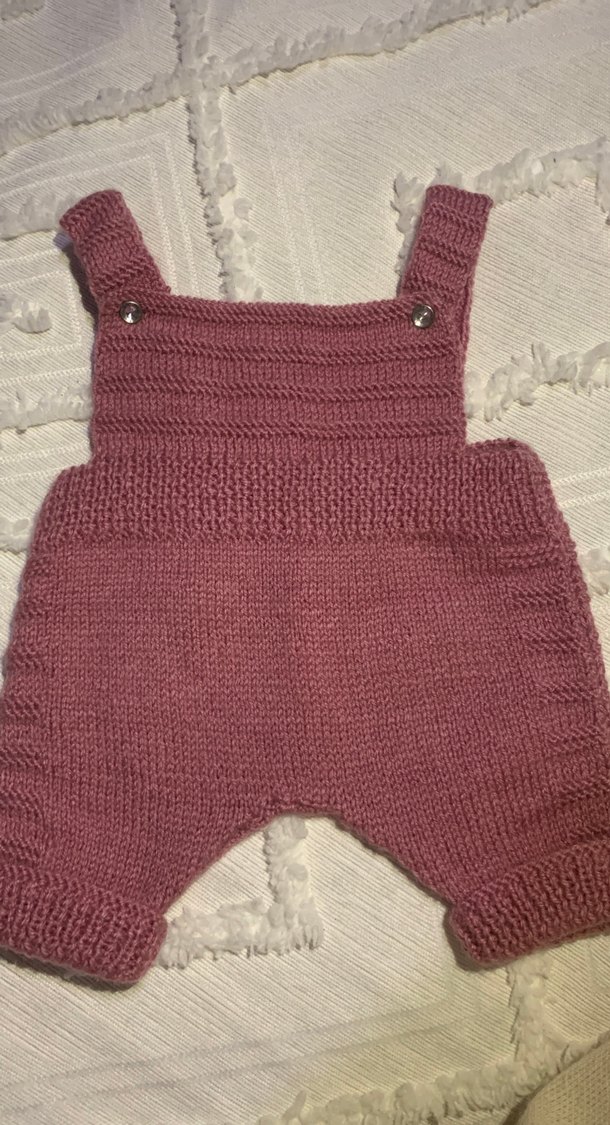 gül kurusu kız bebek tulum - Görsel 2