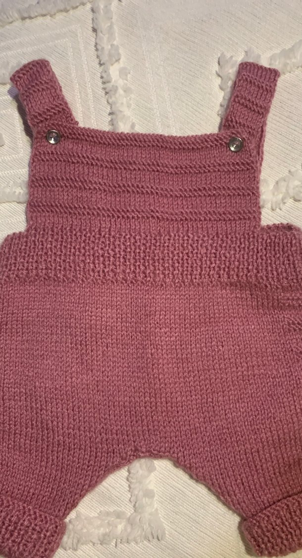 gül kurusu kız bebek tulum - Görsel 5