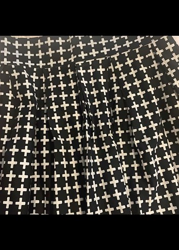 Siyah Kareli Pilili Uzun Midi Etek - Görsel 6