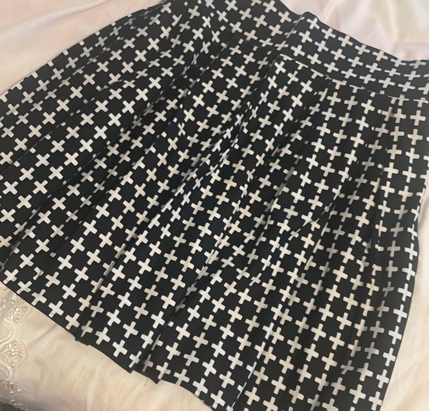 Siyah Kareli Pilili Uzun Midi Etek - Görsel 3