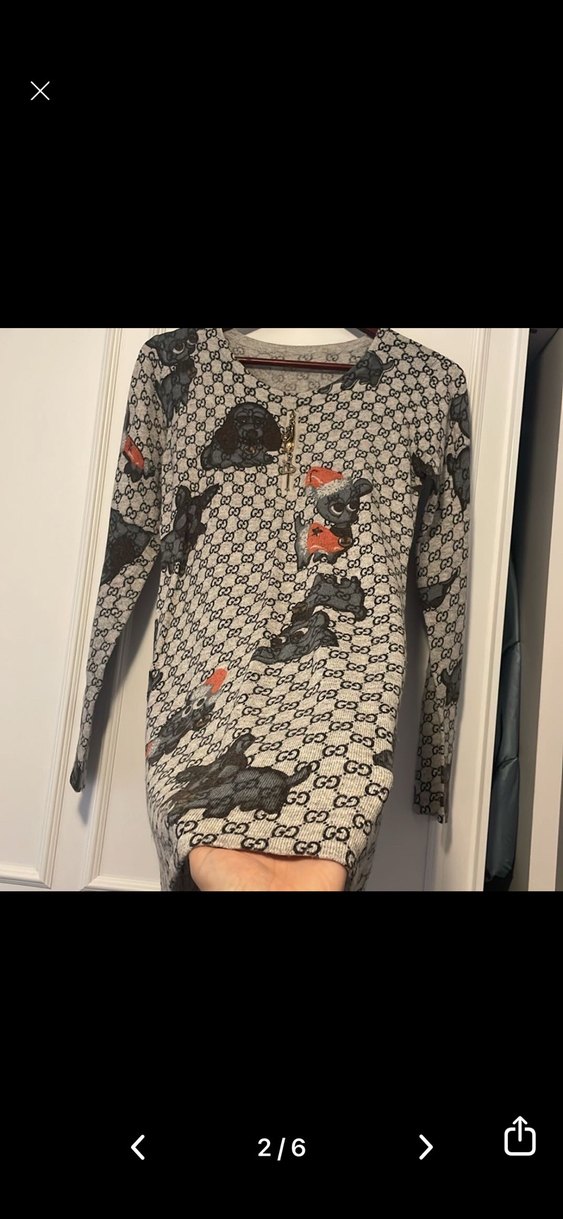 Gri Baskılı Fermuarlı Kedi Kıyafeti - Görsel 3