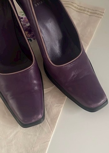 Mor Rugan Stiletto Topuklu Kadın Ayakkabı - Görsel 6