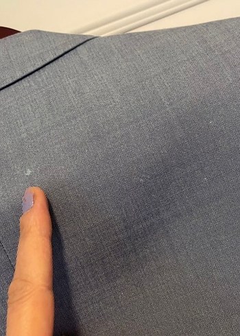 Açık mavi kadın Ceket, Klasik Kesim, Düğmeli - Görsel 5