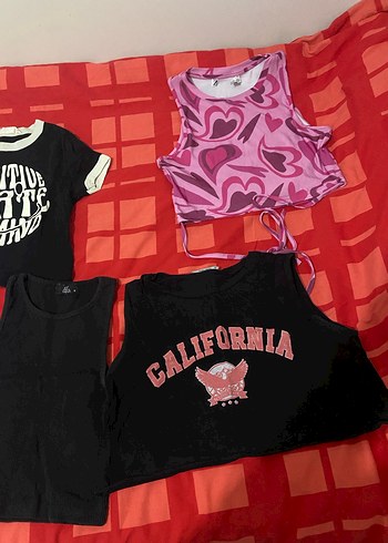 Toplu Crop Tişörtler - Görsel 5