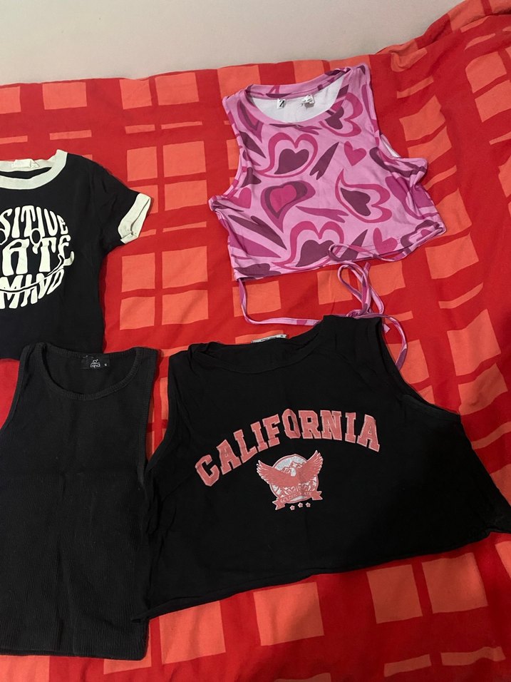 Toplu Crop Tişörtler - Görsel 5