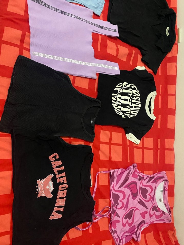 Toplu Crop Tişörtler - Görsel 4