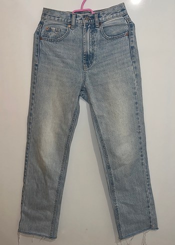 Düz Kesim Kadın Denim Pantolon - Görsel 5