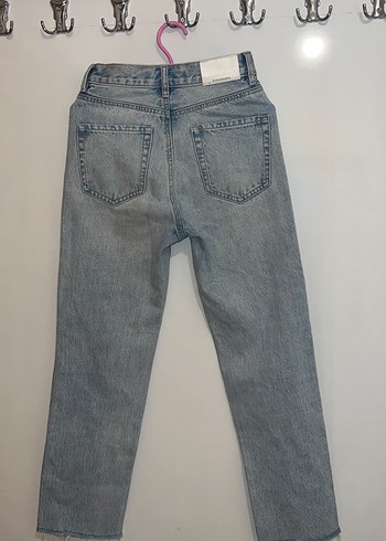 Düz Kesim Kadın Denim Pantolon - Görsel 3