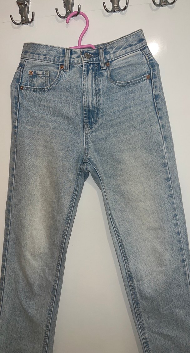 Düz Kesim Kadın Denim Pantolon - Görsel 2