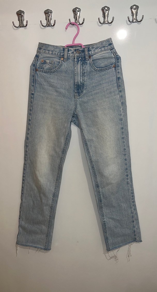 Düz Kesim Kadın Denim Pantolon - Görsel 5