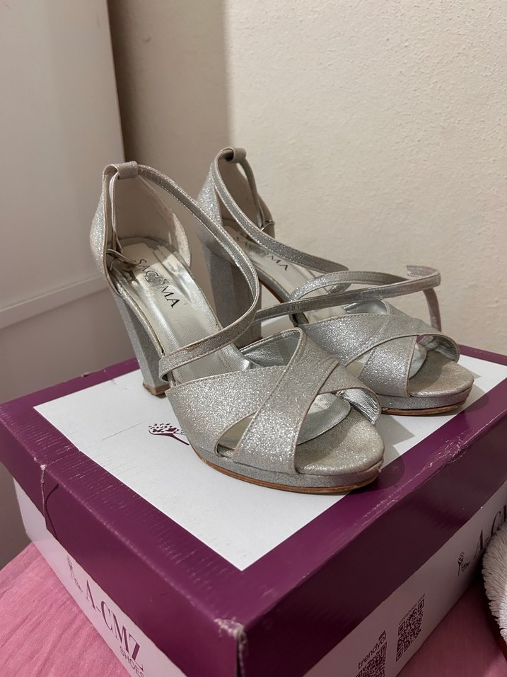 Şık Topuklu Ayakkabı  Özel Günlere Uygun - Görsel 5