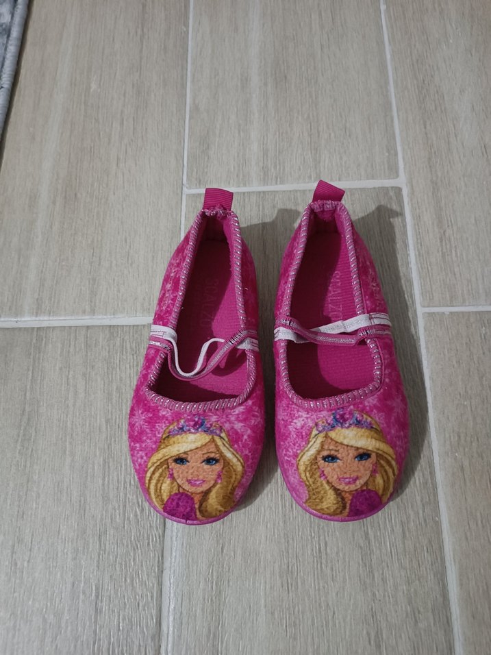 Kız Çocuk Pembe Nakışlı Sıcak Terlik - Görsel 2