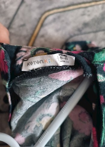 Çiçek Desenli Bohem Kız Elbisesi - Görsel 4