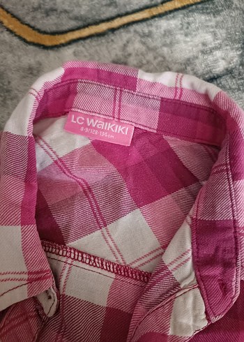 Pembe Uzun Kollu Düğmeli çocuk Gömlek - Görsel 2