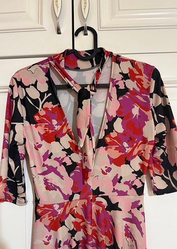 ZARA ÇİÇEKLİ ELBİSE - Görsel 2