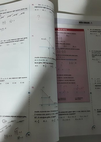 11. Sınıf Matematik Soru Bankası bilgi sarmal - Görsel 10
