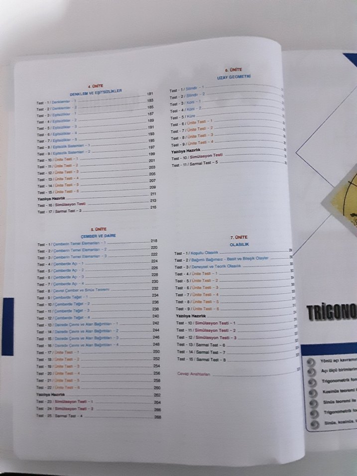 11. Sınıf Matematik Soru Bankası bilgi sarmal - Görsel 4