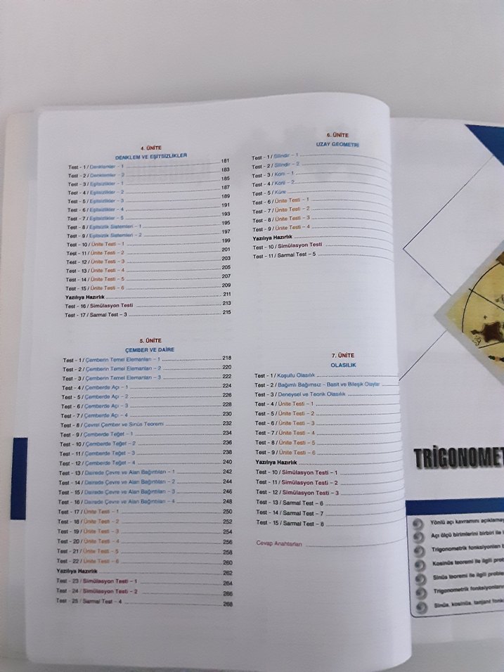 11. Sınıf Matematik Soru Bankası bilgi sarmal - Görsel 3