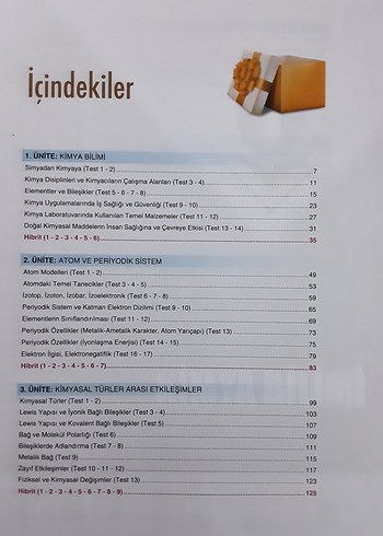 9. Sınıf Kimya Soru Bankası çap yayınları - Görsel 3