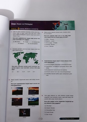 9. Sınıf Coğrafya Soru Kitabı Limit Yayınları - Görsel 4