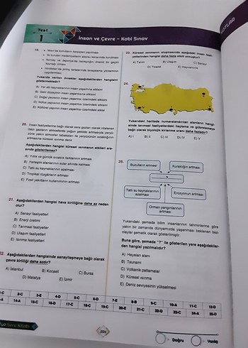 9. Sınıf Coğrafya Soru Kitabı Limit Yayınları - Görsel 6