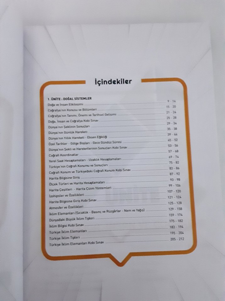 9. Sınıf Coğrafya Soru Kitabı Limit Yayınları - Görsel 2