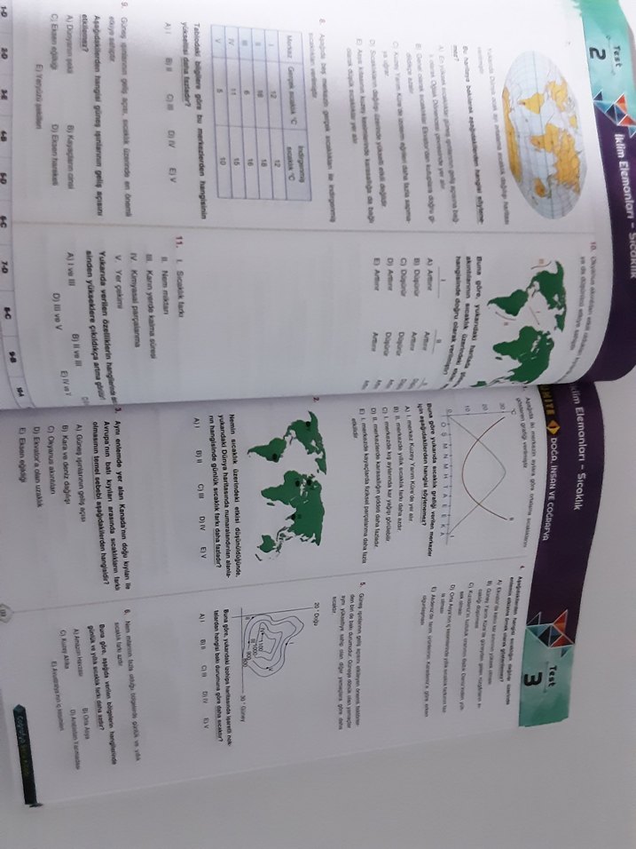 9. Sınıf Coğrafya Soru Kitabı Limit Yayınları - Görsel 5