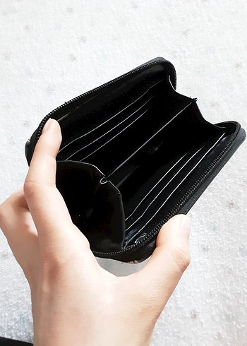 Renkli Ananas Desenli Fermuarlı Kadın Cüzdanı - Görsel 4