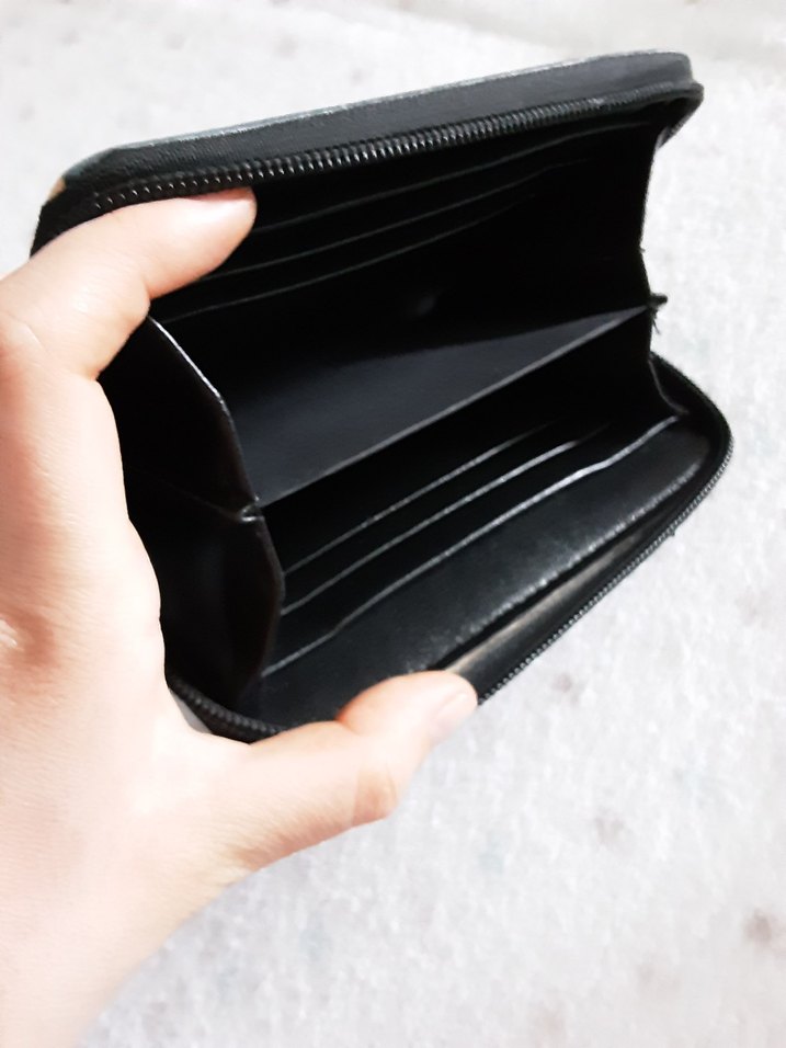 Renkli Ananas Desenli Fermuarlı Kadın Cüzdanı - Görsel 3