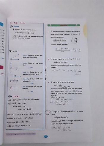 Derece 9. Sınıf Matematik Üçgenler Veri Kitabı - Görsel 4