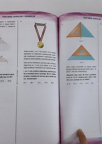 Derece 9. Sınıf Matematik Üçgenler Veri Kitabı - Görsel 9
