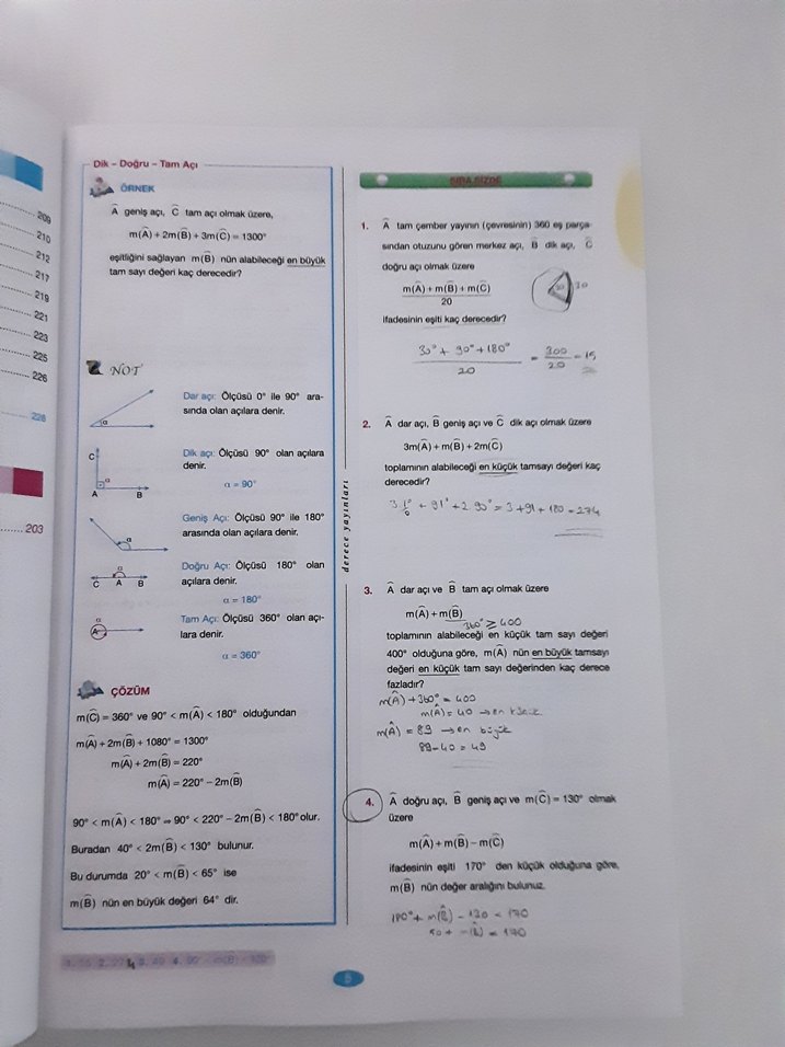 Derece 9. Sınıf Matematik Üçgenler Veri Kitabı - Görsel 4