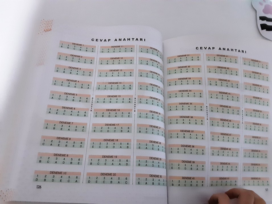 TYT Biyoloji  Branş Denemeleri 60x6 Video Çözümlü biyotik yayın - Görsel 3