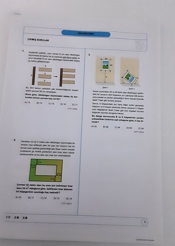 Geometri TYT-AYT sorular - Görsel 5