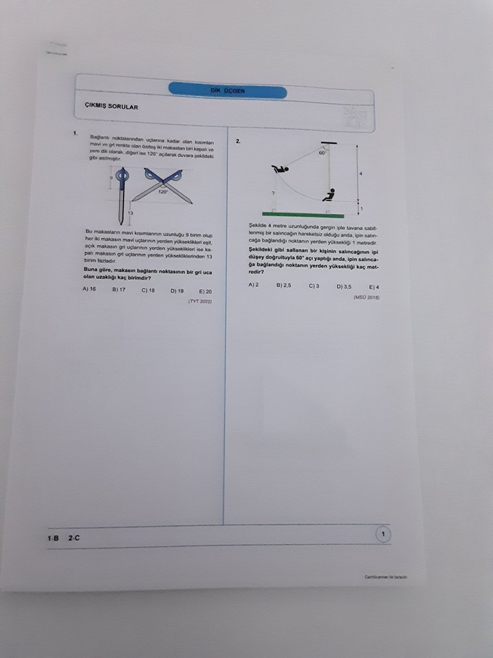 Geometri TYT-AYT sorular - Görsel 4
