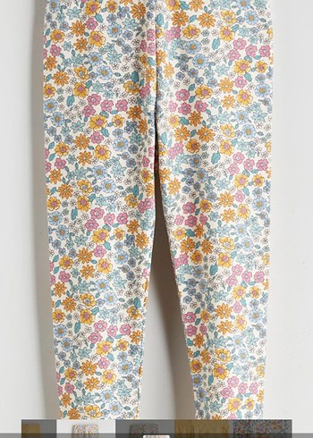 Kız Çocuk Sarı Pamuklu Tayt lcw 1/2 yaş - Görsel 2