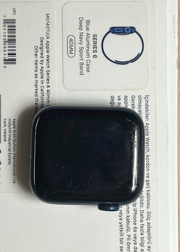 Apple Watch Series 6 40mm Lacivert Alüminyum Kasa - Görsel 2