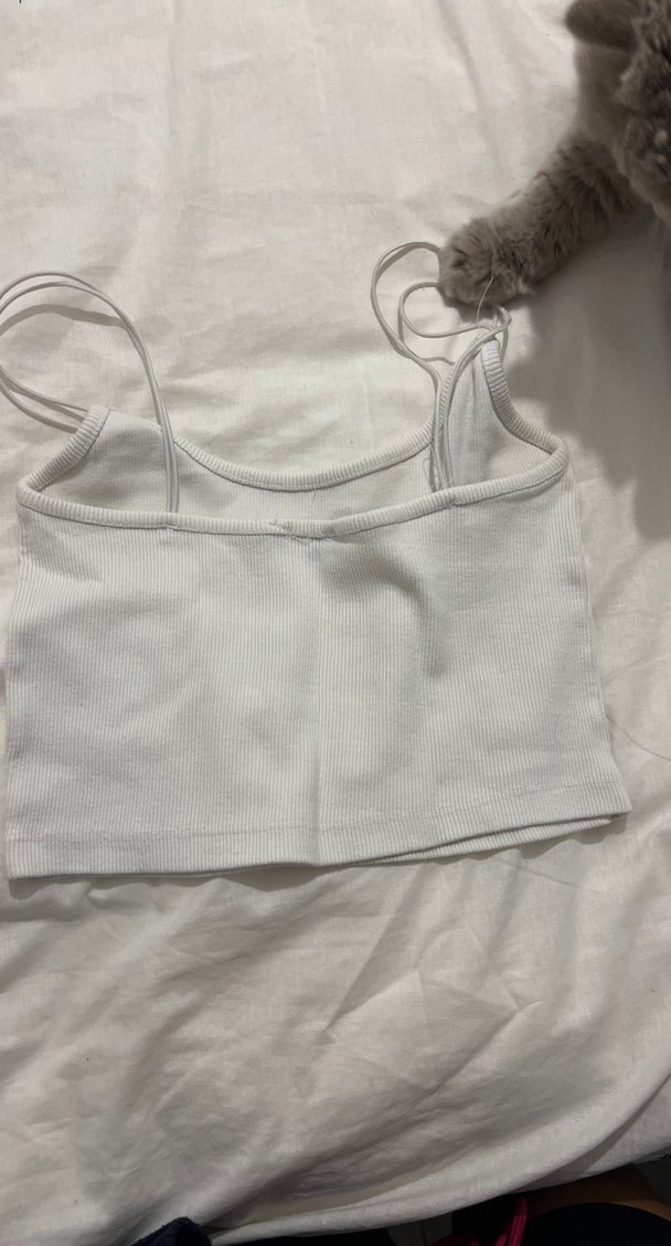 Kadın Beyaz Askılı Basic Atlet - Görsel 2