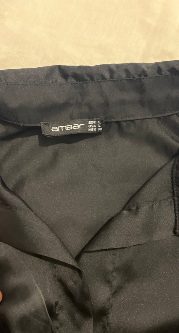 Düğmeli Siyah Gotik Mini Bluz - Görsel 3