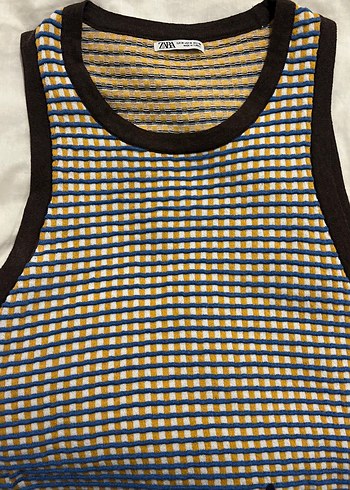 Çok Renkli  Triko Kolsuz - Görsel 3