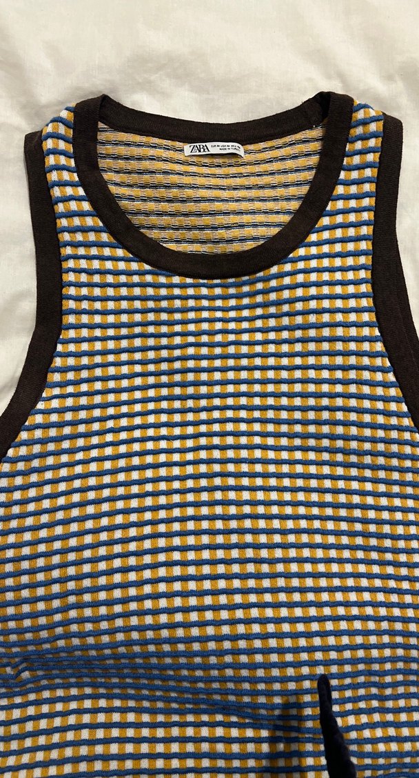 Çok Renkli  Triko Kolsuz - Görsel 3