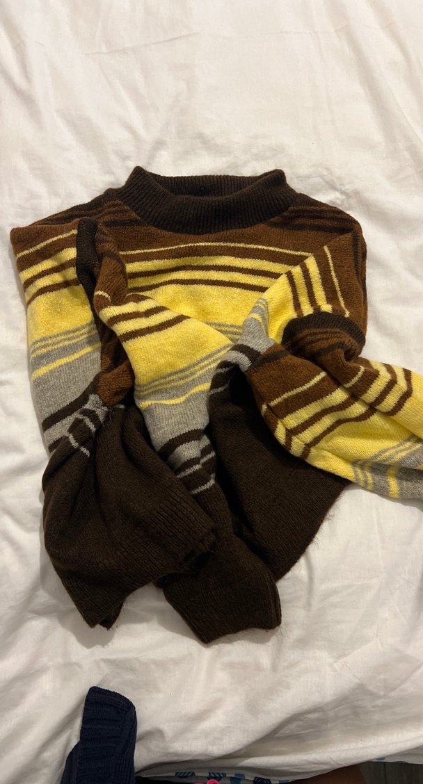 Kahverengi Yarım Balıkçı Yaka Kız Kazak - Görsel 3