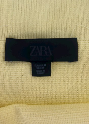 Sarı Kadın Midi Mini Etek - Görsel 4