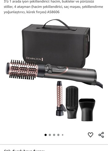 Remington Pembe Gri Saç Şekillendirici Seti - Görsel 2