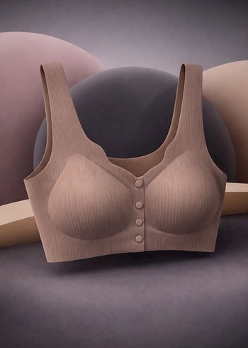 Beyaz Sporcu Sütyeni Midi Boy - Görsel 4